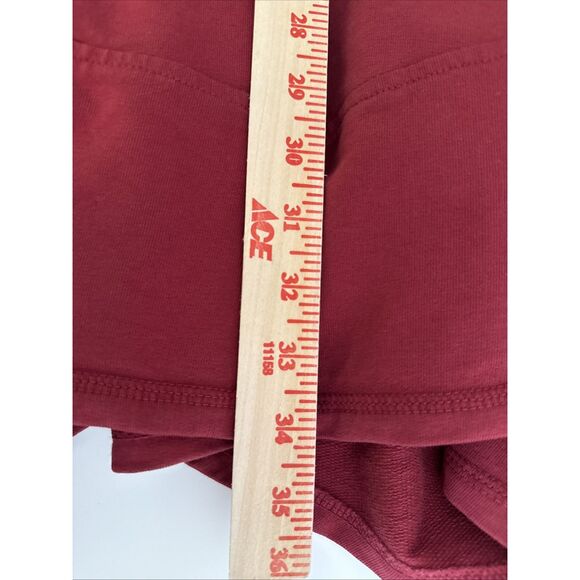 CMC Color Me Cotton Long Plus Size 2X Red Jacket Zip Sweatshirt Long Womens - Picture 7 of 12